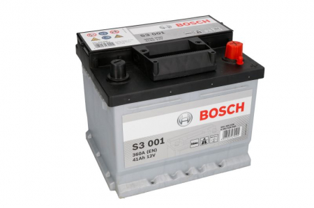 Baterie BOSCH 12V 41Ah/360A S3 (R+ Borna standard) 207x175x175 B13 - flansa montare 10.5 mm  [1]