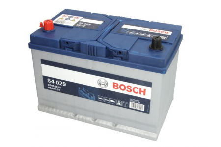 Electrice - Baterie BOSCH 12V 95Ah/830A S4 (L+ Borna standard) 306x173x225 B01 - flansa montare 10.5 mm 
