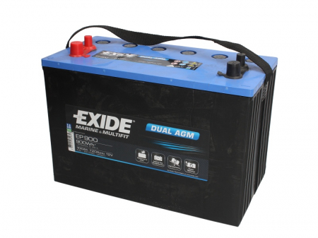 Electrice - Baterie EXIDE 12V 100Ah/720A DUAL AGM (L+ Borna standard + borna cu filet) 330x173x240 B00 - fara flansa montare aplicatie duala