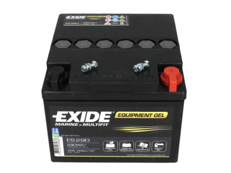 Baterie EXIDE 12V 25Ah GEL (R+ borna cu filet) 165x175x125 B00 - fara flansa montare Aplicatii duale [2]