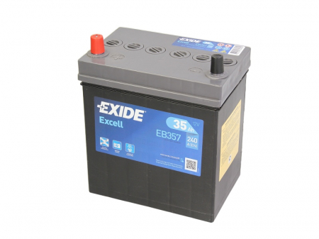 Electrice - Baterie EXIDE 12V 35Ah/240A EXCELL (L+ borna subtire (vehicule japoneze)) 187x127x220 B00 - fara flansa montare 