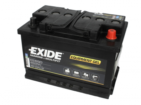 Electrice - Baterie EXIDE 12V 56Ah GEL (R+ Borna standard) 278x175x190 B13 - flansa montare 10.5 mm Aplicatii duale