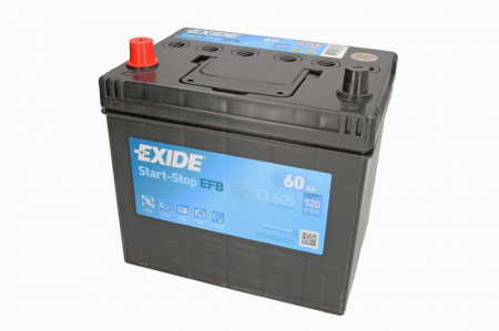 Electrice - Baterie EXIDE 12V 60Ah/520A START&STOP EFB (L+ Borna standard) 230x173x222 B00 - fara flansa montare (Pornire)
