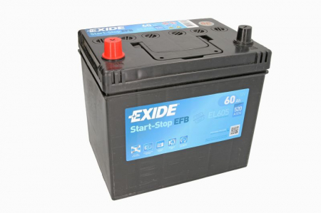 Baterie EXIDE 12V 60Ah/520A START&STOP EFB (L+ Borna standard) 230x173x222 B00 - fara flansa montare (Pornire) [1]