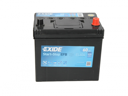 Baterie EXIDE 12V 60Ah/520A START&STOP EFB (R+ Borna standard) 230x173x222 B00 - fara flansa montare (efb/Pornire) [2]