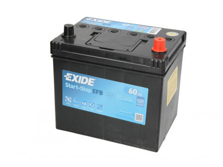 Electrice - Baterie EXIDE 12V 60Ah/520A START&STOP EFB (R+ Borna standard) 230x173x222 B00 - fara flansa montare (efb/Pornire)