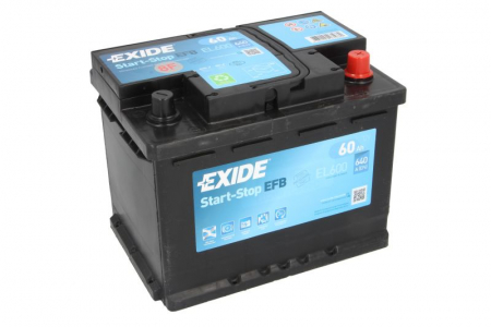 Baterie EXIDE 12V 60Ah/640A START&STOP EFB (R+ Borna standard) 242x175x190 B13 - flansa montare 10.5 mm (efb/Pornire) [1]
