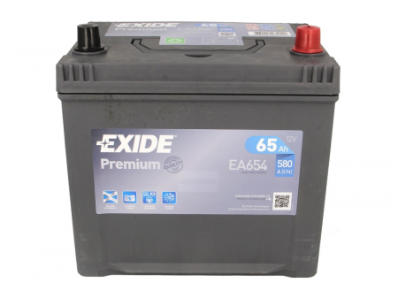 Baterie EXIDE 12V 65Ah/580A PREMIUM (R+ Borna standard) 230x173x222 B01 - flansa montare 10.5 mm  [2]