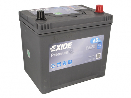 Baterie EXIDE 12V 65Ah/580A PREMIUM (R+ Borna standard) 230x173x222 B01 - flansa montare 10.5 mm  [1]