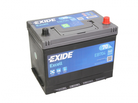 Baterie EXIDE 12V 70Ah/540A EXCELL (R+ Borna standard) 270x173x222 B9 - flansa montare 29 mm (Pornire) [1]