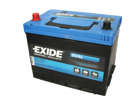 Electrice - Baterie EXIDE 12V 80Ah/510A DUAL (L+ Borna standard) 260x175x225 B13 - flansa montare 10.5 mm aplicatie duala