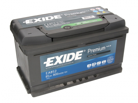 Baterie EXIDE 12V 85Ah/800A PREMIUM (R+ Borna standard) 315x175x175 B13 - flansa montare 10.5 mm  [1]