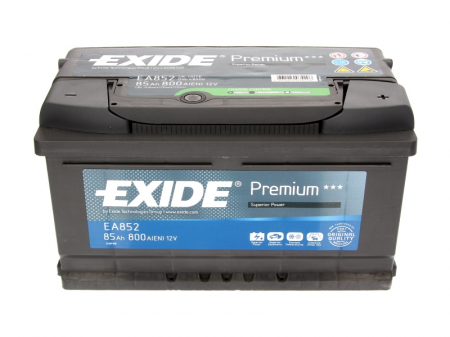 Baterie EXIDE 12V 85Ah/800A PREMIUM (R+ Borna standard) 315x175x175 B13 - flansa montare 10.5 mm  [2]