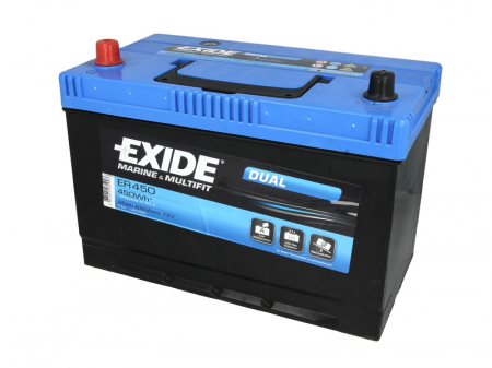 Electrice - Baterie EXIDE 12V 95Ah/650A DUAL (L+ Borna standard) 310x175x225 B13 - flansa montare 10.5 mm aplicatie duala