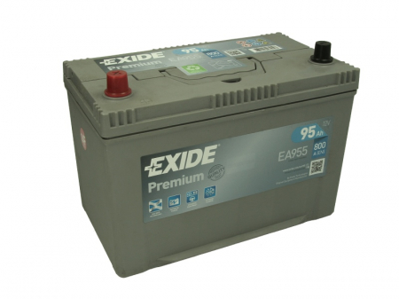 Baterie EXIDE 12V 95Ah/800A PREMIUM (L+ Borna standard) 306x173x222 B01 - flansa montare 10.5 mm  [1]