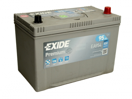 Baterie EXIDE 12V 95Ah/800A PREMIUM (R+ Borna standard) 306x173x222 B01 - flansa montare 10.5 mm  [1]