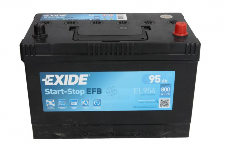 Baterie EXIDE 12V 95Ah/800A START&STOP EFB (R+ Borna standard) 306x173x222 B01 - flansa montare 10.5 mm (Pornire) [2]