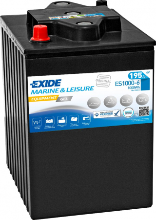 Electrice - Baterie EXIDE 6V 190Ah GEL (R+ Borna standard) 245x190x275 B00 - fara flansa montare Aplicatii duale