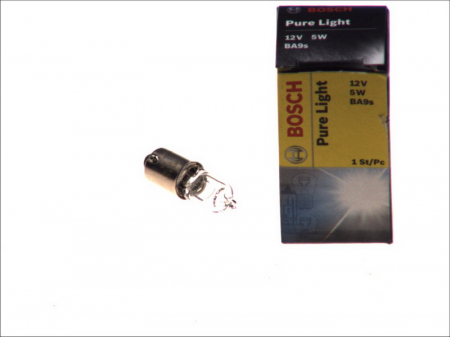 Electrice - Bec auto auto cu halogen H5W 12V 5W BA9S  Pure Light