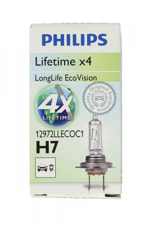 Electrice - Bec auto auto cu halogen H7 12V 55W PX26D LongLife EcoVision