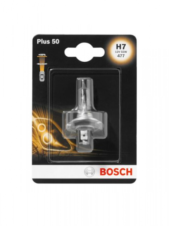 Electrice - Bec auto blister pachet 1 bucata H7 12V 55W PX26D Plus 50%