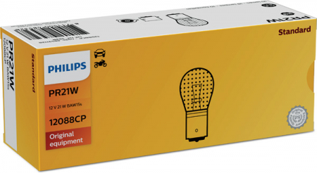 Electrice - Bec auto cutie 10 bucati PR21W 12V 21W BAW15s