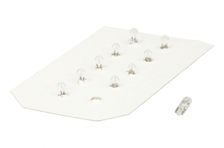 Electrice - Bec auto cutie 10 bucati W1W 24V 1W W2X4,6D Standard