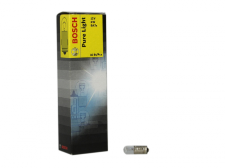 Electrice - Bec auto cutie 10 bucati W2W 12V 2W BA7S Pure Light