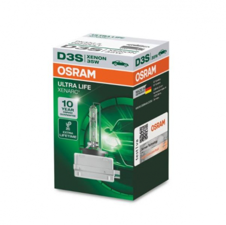 Electrice - Bec auto D3S 42V 35W PK32D-5  xenon; viata de pana la 4 ori viata mai lunga Ultra Life 4300K