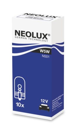 Electrice - Bec (cutie 10buc) W5W 12V 5W, W2,1X9,5D potrivit DS DS 3, DS 4, DS 5; IVECO DAILY IV, DAILY V, DAILY VI, MASSIF; MAN TGE, NL; MERCEDES A (W168), A (W169), A (W176), AMG GT (C190) 07.70-