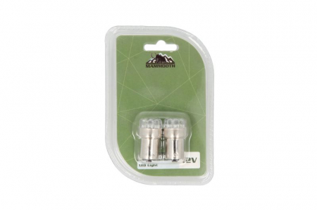 Becuri cu LED-uri - 2buc / Standard / Ba15s, R5W 12V 12x FLUX LED 5mm [2]