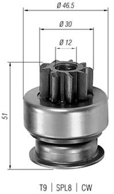 Alternatoare Electromotoare - Bendix electromotor potrivit FORD ECONOVAN; HYUNDAI ACCENT, ACCENT I, ACCENT II, COUPE, ELANTRA, GETZ, LANTRA I, LANTRA II, PONY, PONY / EXCEL, S, SANTA FÉ I, SANTAMO; KIA CARENS II, RIO 1.1-2.6 dupa 