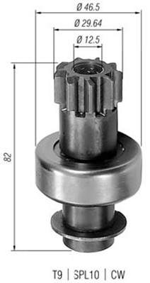 Alternatoare Electromotoare - Bendix electromotor potrivit TOYOTA CELICA, COROLLA, CRESSIDA, CROWN, STARLET, SUPRA 1.0-3.0 1977-1988