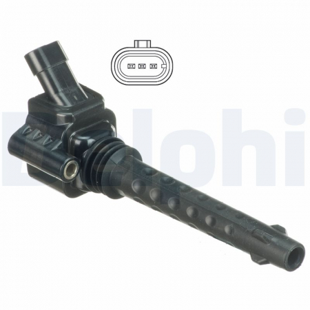Aprindere - Bobina inductie potrivit ABARTH 500 / 595 / 695, 500C / 595C / 695C, GRANDE PUNTO, PUNTO; ALFA ROMEO GIULIETTA, MITO; FIAT 500L, 500X, BRAVO II, DOBLO 1.4/1.4CNG/1.4LPG dupa 2007