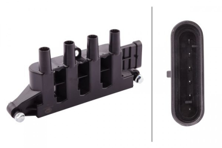 Aprindere - Bobina inductie potrivit ALFA ROMEO MITO; FIAT 500, 500 C, DOBLO, DOBLO/MINIVAN, FIORINO, FIORINO/MINIVAN, GRANDE PUNTO, IDEA, LINEA, PANDA, PUNTO, PUNTO EVO, QUBO; FORD KA 1.2-1.4LPG 10.03-