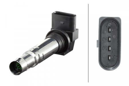 Aprindere - Bobina inductie potrivit AUDI A1, A2, A3; SEAT ALHAMBRA, ALTEA, ALTEA XL, CORDOBA, IBIZA III, IBIZA IV, IBIZA IV SC, IBIZA IV ST, LEON, TOLEDO II, TOLEDO III, TOLEDO IV; SKODA FABIA I 1.2-2.0 10.97-