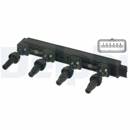 Bobina inductie potrivit CITROEN C3 III, C-ELYSEE; PEUGEOT 208 II, 301, 308 II 1.6/1.6LPG 11.12-