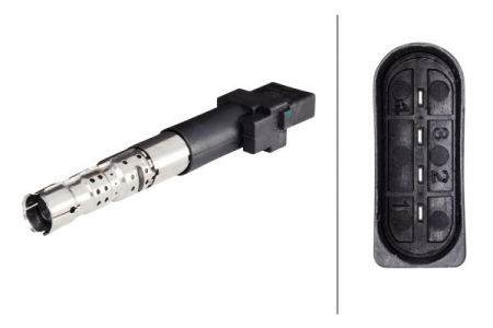 Aprindere - Bobina inductie potrivit FORD GALAXY I, GALAXY MK I; SEAT ALHAMBRA, TOLEDO II; VW BORA, BORA I, GOLF IV, NEW BEETLE, SHARAN 2.3/2.8/3.2 11.95-09.10