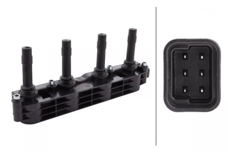 Aprindere - Bobina inductie potrivit OPEL ASTRA G, ASTRA G CLASSIC, COMBO TOUR, COMBO/MINIVAN, CORSA C, MERIVA A, VECTRA B, VECTRA C, VECTRA C GTS, ZAFIRA A, ZAFIRA B 1.4/1.6/1.6CNG 10.95-