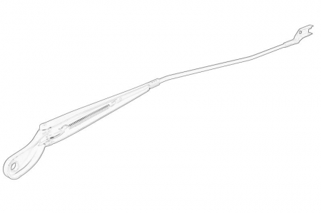 Brat ghidaj stergator parbriz fata dreapta potrivit CITROEN BERLINGO II; PEUGEOT PARTNER II 04.08-03.18 [1]