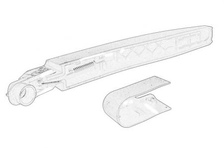 Brat ghidaj stergator parbriz Spate potrivit FORD FOCUS IV STATION WAGON 09.18- [1]