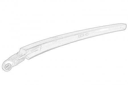 Brat stergator cu capac Spate (cu scut) potrivit SEAT ALTEA, LEON, TOLEDO III HATCHBACK/MONOSPACE 03.04-07.15 [1]