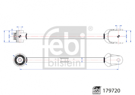 Brat, suspensie roata stanga/dreapta potrivit TESLA MODEL 3, MODEL Y Electric 01.17- [3]