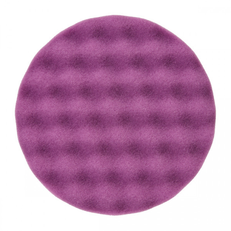 Echipamente - Burete abraziv lustruire, sponge, vârf: ondulat, diametru: 150 mm, culoare: violet, velcro, 2 buc