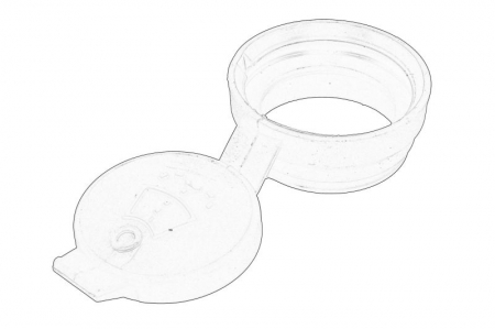 Caroserie - Buson rezervor lichid spalator potrivit FIAT BARCHETTA, PANDA 04.95-