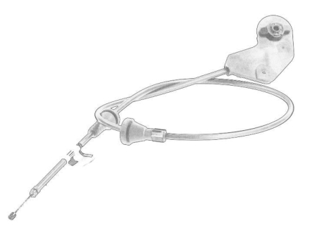 Ornamente - Cablu capota motor (900mm) potrivit BMW 3 (E46) 1.6-3.2 1997-2007