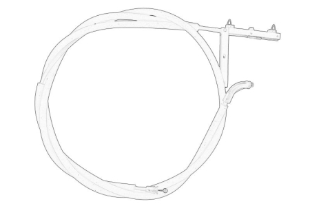 Ornamente - Cablu capota motor potrivit BMW 1 (F20), 1 (F21), 3 (F30, F80), 3 (F31), 3 GRAN TURISMO (F34), 4 (F32, F82), 4 (F33, F83), 4 GRAN COUPE (F36) 1.5-3.0H dupa 2011