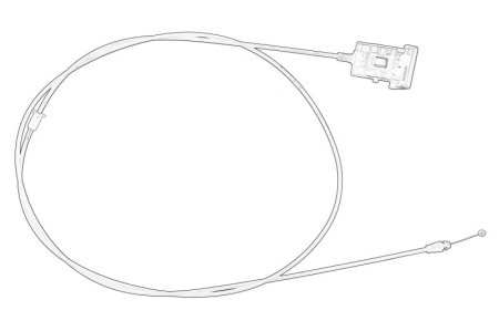 Ornamente - Cablu capota motor potrivit FORD RANGER, RANGER V 2011-2021