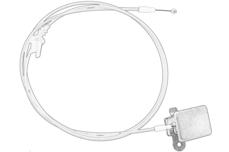 Ornamente - Cablu capota motor potrivit HONDA CIVIC VIII 1.3-2.2D 2005-2013