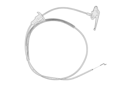 Ornamente - Cablu capota motor potrivit PEUGEOT 206+ 2009-2012